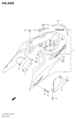 445E - FRAME COVER (K7)