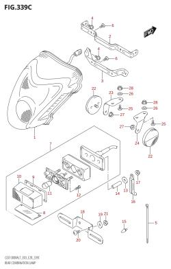 339C - REAR COMBINATION LAMP (GSX1300RA:L7:E33)