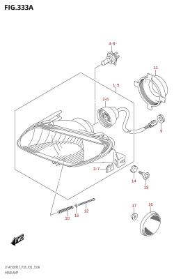333A - HEADLAMP (LT-A750XP:L7:P28)