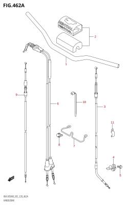 462A - HANDLEBAR (RM-Z450:(K8,K9,L0))