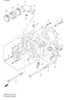 002 - CYLINDER HEAD (MODEL W /​ X /​ Y)