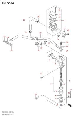 558A - REAR MASTER CYLINDER