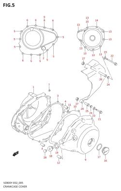 005 - CRANKCASE COVER