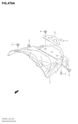 476A - REAR FENDER EXTENSION
