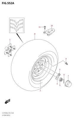 552A - LH REAR WHEEL