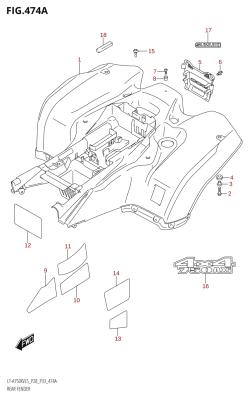 474A - REAR FENDER (LT-A750XV:L5:P28)