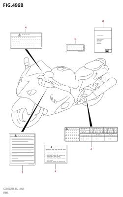 496B - LABEL (GSX1300R:L1:E19)