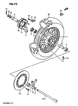 072 - REAR WHEEL GV1400GDG /​ GTG -F.NO.103764