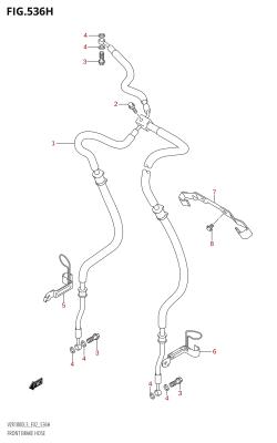 536H - FRONT BRAKE HOSE (VZR1800ZUF:L3:E19)