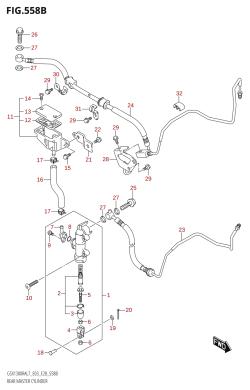 558B - REAR MASTER CYLINDER (GSX1300RA:L7:E28)