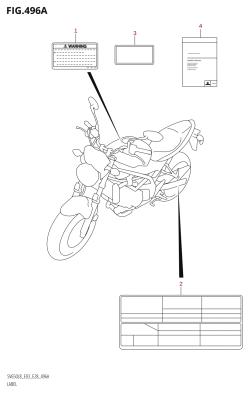 496A - LABEL (SV650:L8:E03)