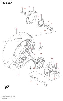 550A - REAR WHEEL