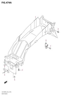 474A - REAR FENDER