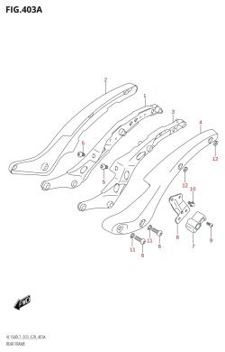 403A - REAR FRAME (VL1500B:L7:E03)