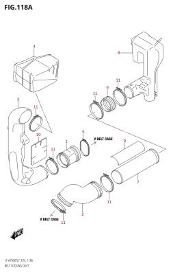 118A - BELT COOLING DUCT