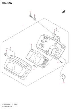 32A - SPEEDOMETER (LT-A750XL0)