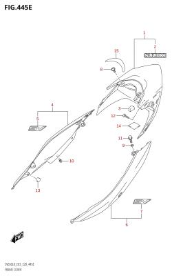 445E - FRAME COVER (SV650A:L8:E28)