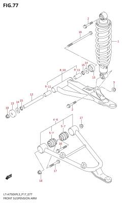 077 - FRONT SUSPENSION ARM
