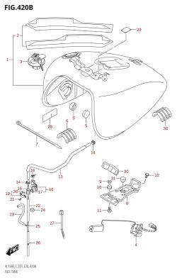 420B - FUEL TANK (VL1500B:L7:E28)