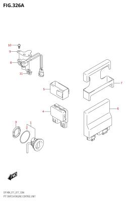 326A - PTT SWITCH /​ ENGINE CONTROL UNIT (DF100AT:E11)