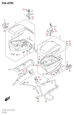 479C - SIDE BAG (VL1500T:L7:E28)