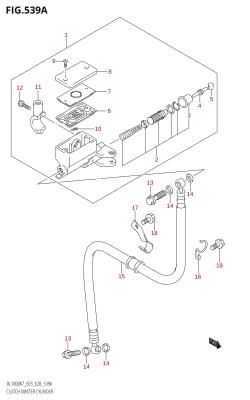 539A - CLUTCH MASTER CYLINDER