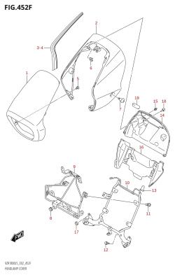 452F - HEADLAMP COVER (VZR1800BZUF:L5:E19)