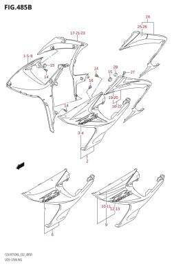 485B - SIDE COWLING (K7)