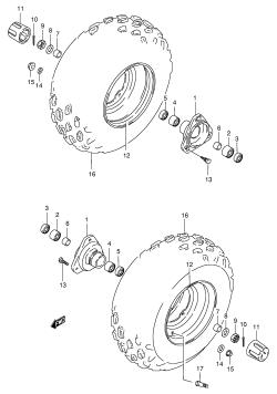 032 - FRONT WHEEL