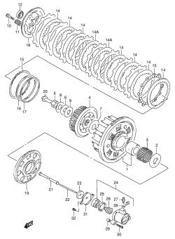 20A - CLUTCH (MODEL S /​ T /​ V /​ W)