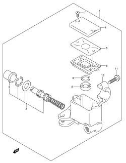 57A - FRONT MASTER CYLINDER (E38)
