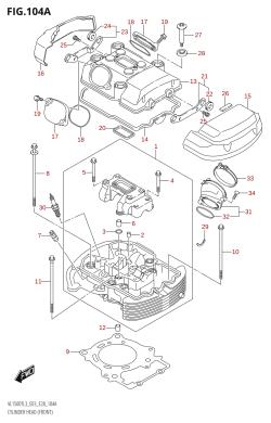 104A - CYLINDER HEAD (FRONT)