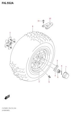 552A - LH REAR WHEEL