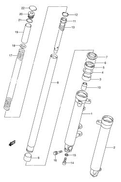 043 - FRONT DAMPER (MODEL K /​ L /​ M)