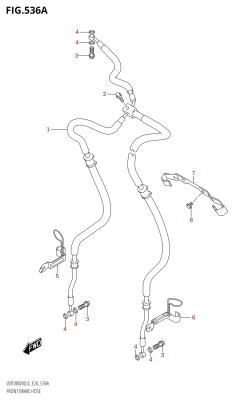 536A - FRONT BRAKE HOSE