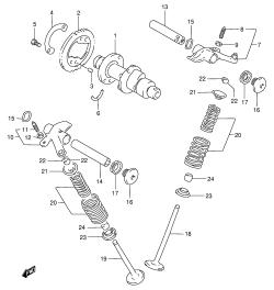 008 - CAM SHAFT - VALVE