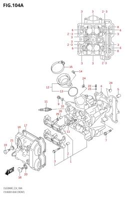 104A - CYLINDER HEAD (FRONT)