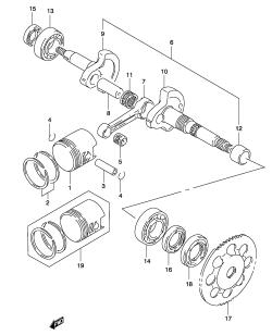 04A - CRANKSHAFT (MODEL AY50 K1 /​ K2)