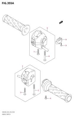 355A - HANDLE SWITCH (SV650,SV650A)