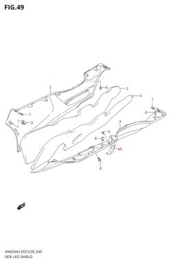 049 - SIDE LEG SHIELD (MODEL K3 /​ K4)