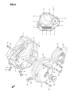 004 - CRANKCASE COVER