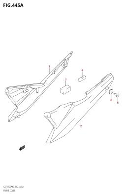 445A - FRAME COVER