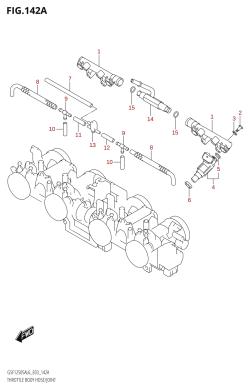 142A - THROTTLE BODY HOSE /​ JOINT (GSF1250SA:L6:E03)