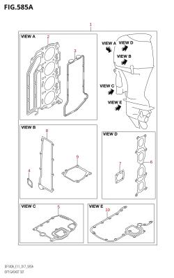585A - OPT:GASKET SET