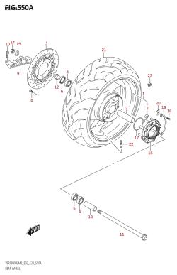 550A - REAR WHEEL