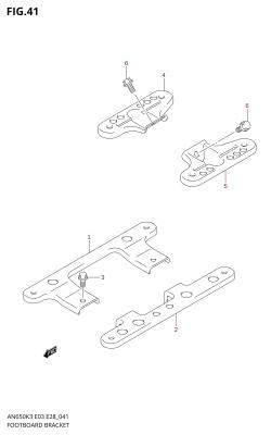 041 - FOOTBOARD BRACKET