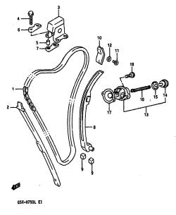 011 - CAM CHAIN (MODEL J /​ K)