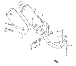 07A - MUFFLER (MODEL K1 /​ K2 P26)