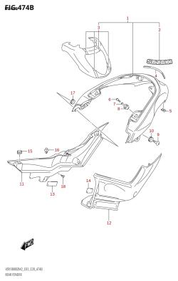 474B - REAR FENDER