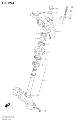 524A - STEERING STEM